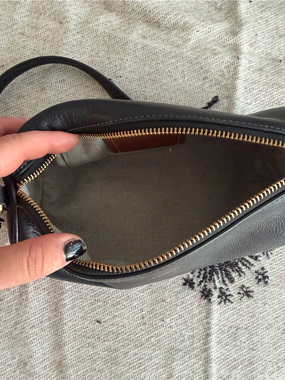 Coach Black Barrel Mini Bag with Brass Hardware - Picture 8 of 9